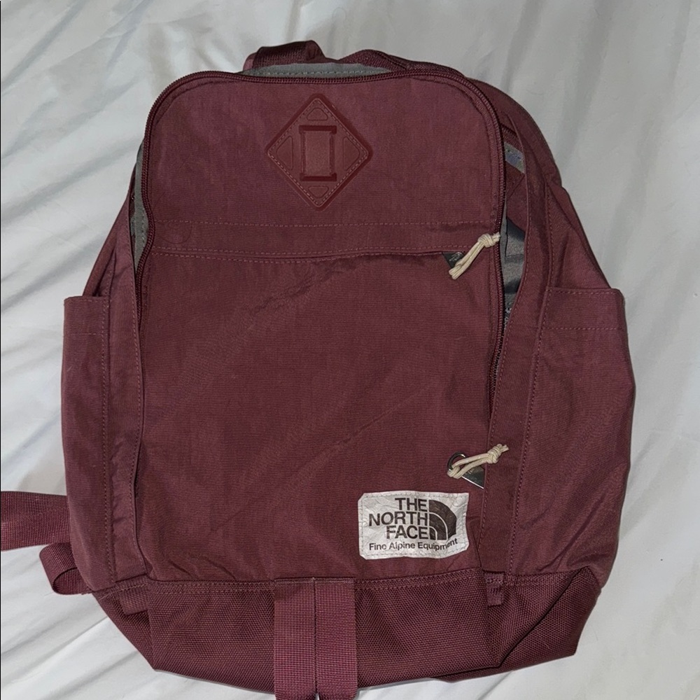 The North Face Red Backpack Durable Everyday Design